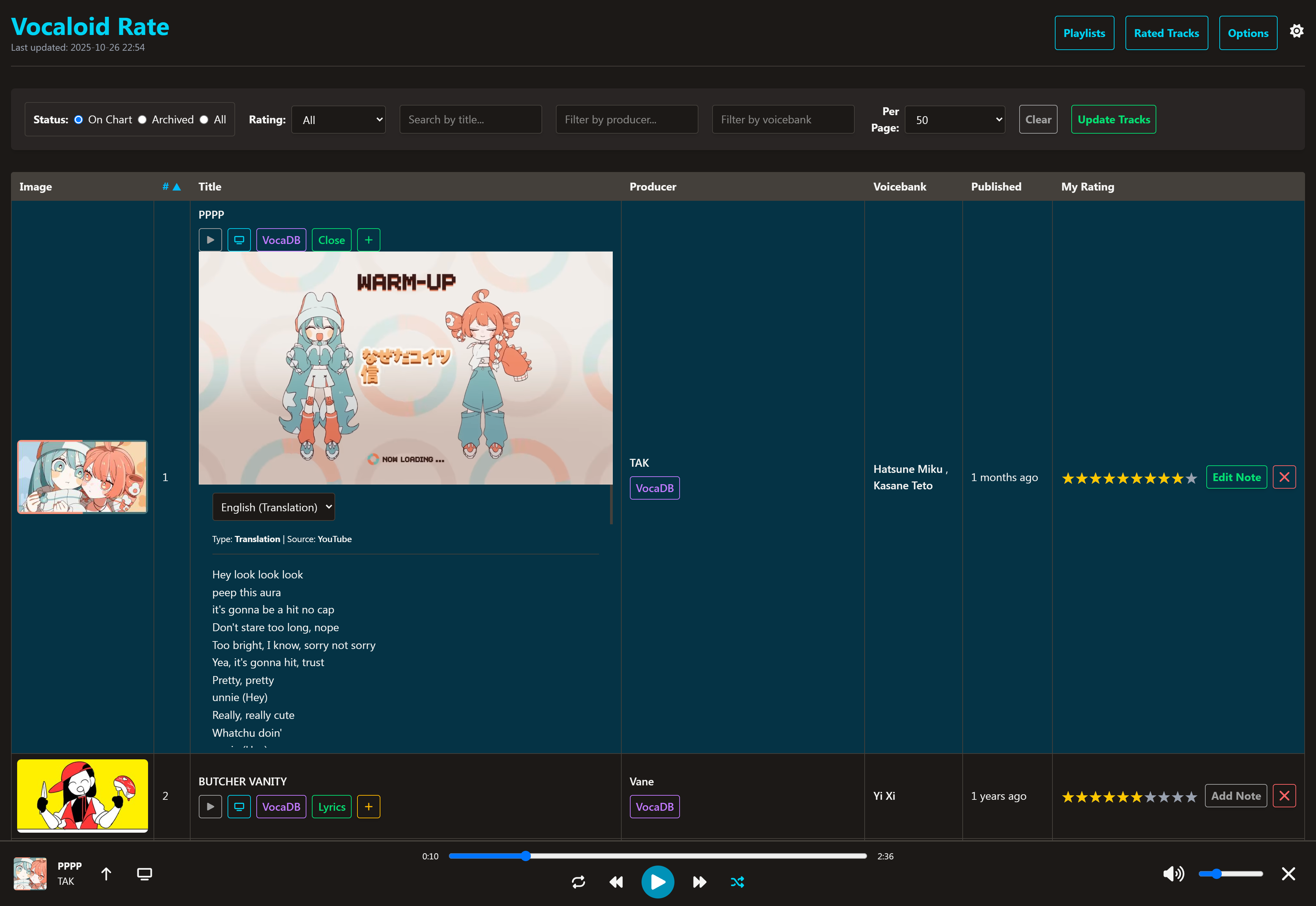 Embeds screenshot